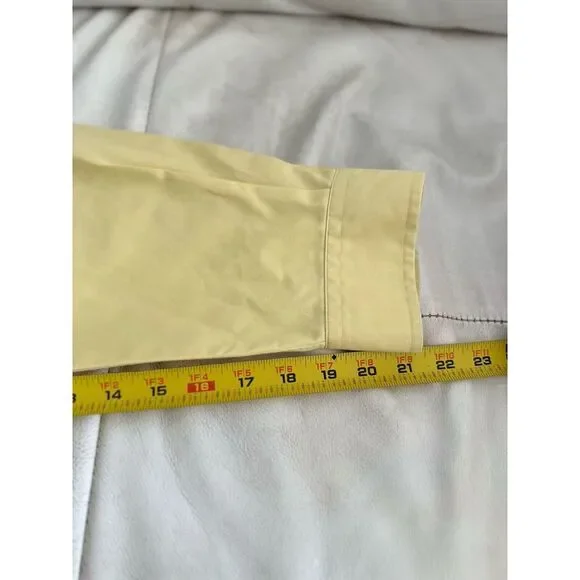 Polo Ralph Lauren Mens Button Down Shirt Blake Size Large Yellow Preppy Pony - Picture 6 of 7